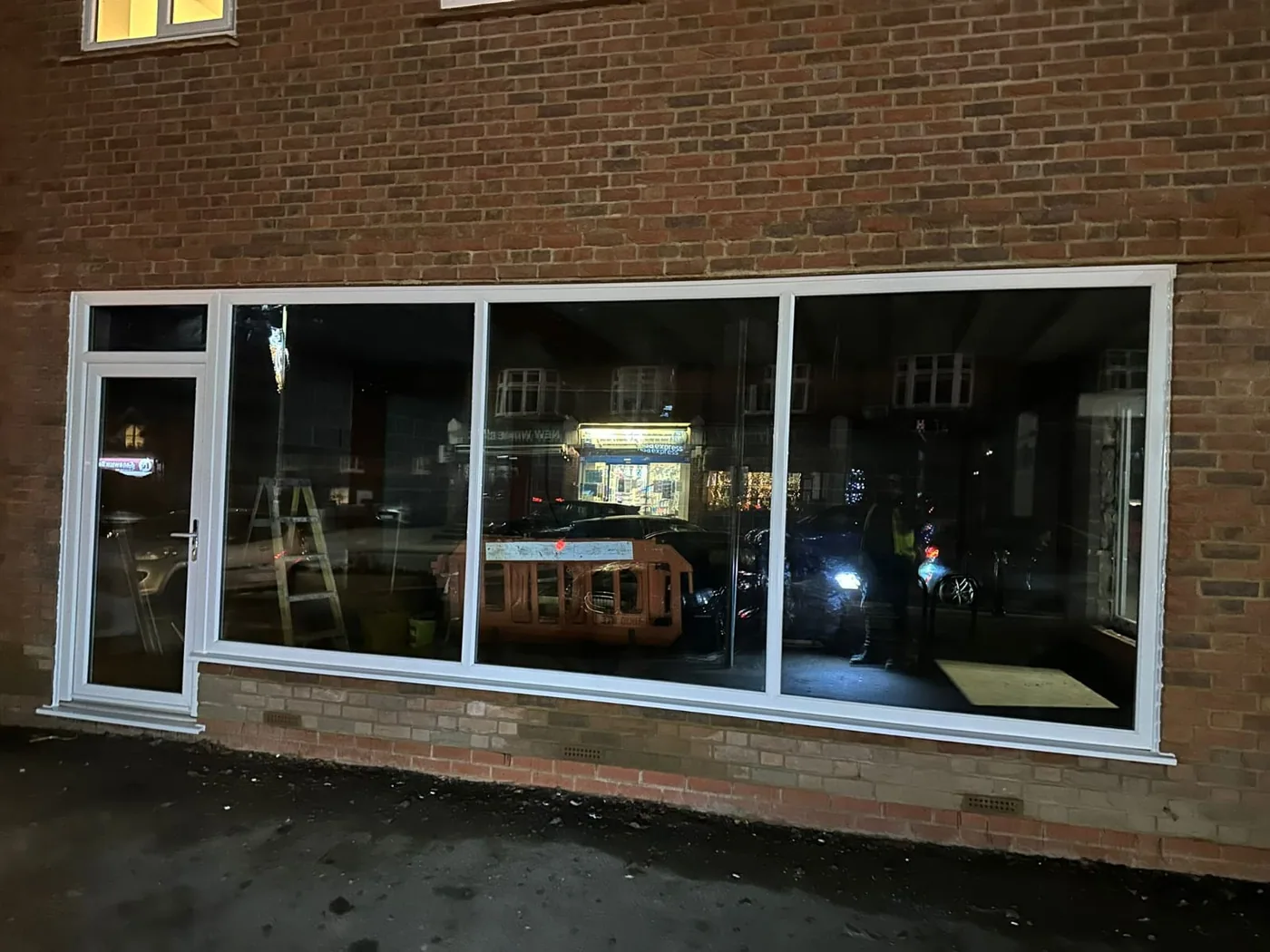 Completed commercial shopfront installation by Shopfronts and Shutters UK